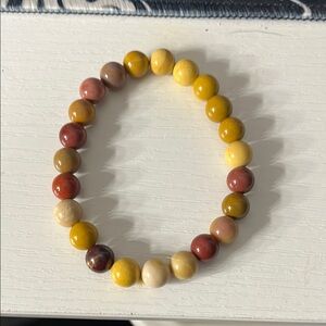 mookaite Beaded Bracelet